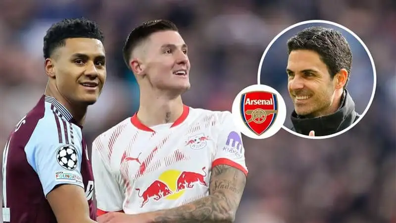 Mikel Arteta given huge lift as TWO strikers WANT to join Arsenal in £106.6m double deal